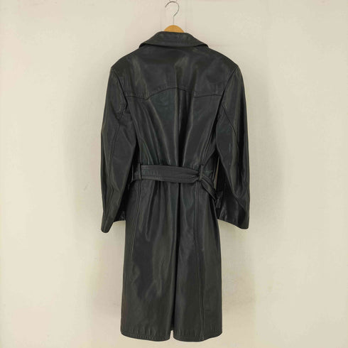 50~60s イタリア製 レザートレンチコート メンズ 48