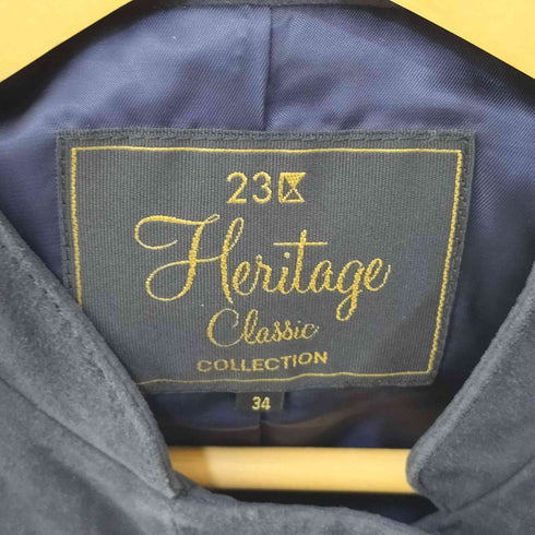 ニジュウサンク 23区 やぎ革 ライダースジャケット レディース 34