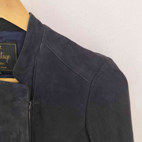 ニジュウサンク 23区 やぎ革 ライダースジャケット レディース 34