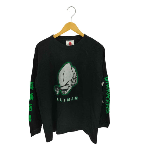 パンクドランカーズ PUNK DRUNKERS × REALHEAD エイリマンとアイツロンTEE ロングスリーブTシャツ メンズ JPN:L