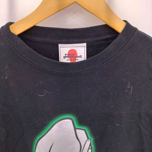 パンクドランカーズ PUNK DRUNKERS × REALHEAD エイリマンとアイツロンTEE ロングスリーブTシャツ メンズ JPN:L