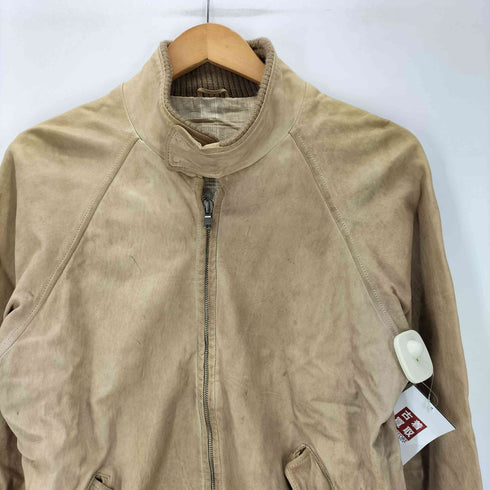 ジョルジオブラット Giorgio Brato イタリア製 リアルレザー リブニット 切り替え G9型 ブルゾン スウィングトップ メンズ