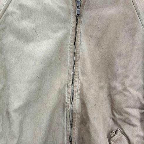 ジョルジオブラット Giorgio Brato イタリア製 リアルレザー リブニット 切り替え G9型 ブルゾン スウィングトップ メンズ