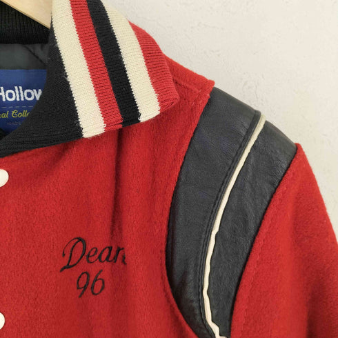 ホロウェイ HOLLOWAY 90S レザー切替スタジャン メンズ youth L