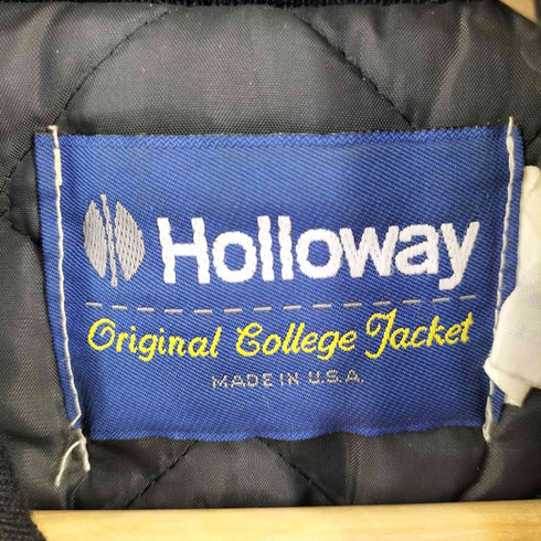 ホロウェイ HOLLOWAY 90S レザー切替スタジャン メンズ youth L