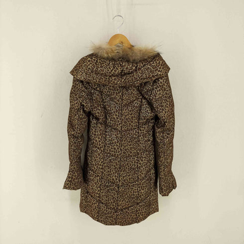 M.J NEWYORK レオパード ダウンコート レディース 40