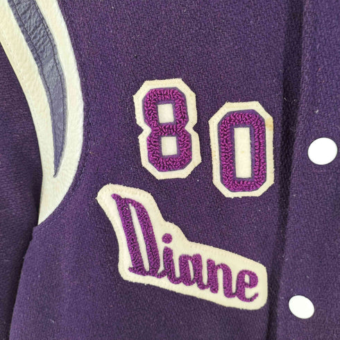 ディロング Delong 80S レザー切替スタジャン メンズ US:34