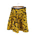 モスキーノ MOSCHINO シルク混 金箔 フラワースカート レディース 40