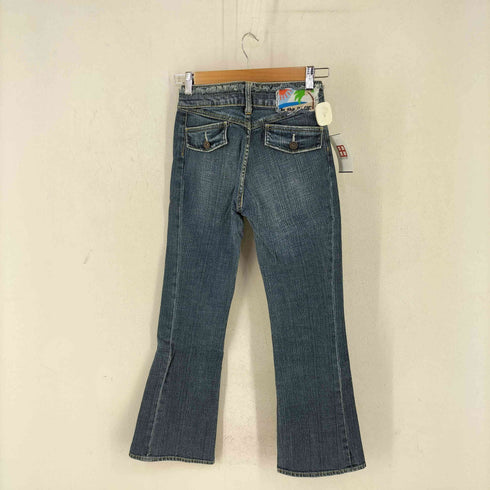 カットオフデザイン フレアデニムパンツ Y2K レディース S2-6545