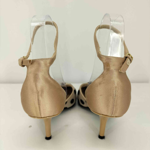 ステラマッカートニー STELLA McCARTNEY イタリア製 ポルカドット ラウンドトゥ ヒールパンプス レディース JPN:36