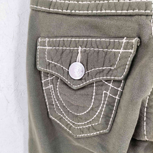 トゥルーレリジョン TRUE RELIGION USA製 フレアスウェットパンツ レディース 24