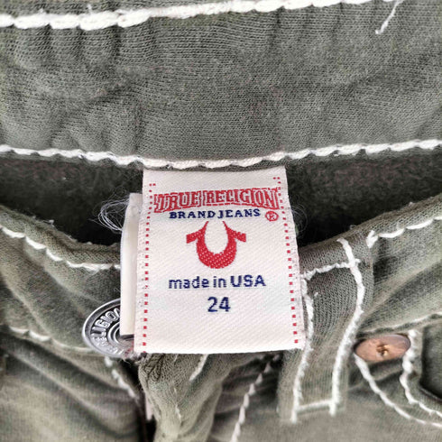 トゥルーレリジョン TRUE RELIGION USA製 フレアスウェットパンツ レディース 24