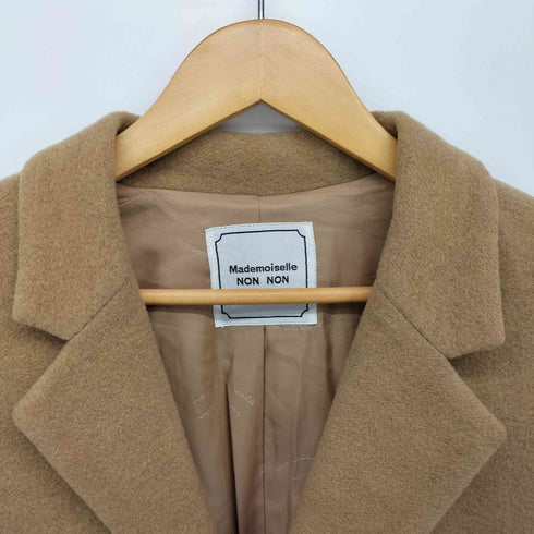 マドモアゼルノンノン mademoiselle NON NON ウール ロング チェスター コート レディース