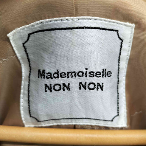 マドモアゼルノンノン mademoiselle NON NON ウール ロング チェスター コート レディース