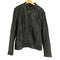 ザラ ZARA レザー シングル ライダース ジャケット メンズ import:M