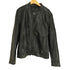 ザラ ZARA レザー シングル ライダース ジャケット メンズ import:M