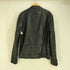 ザラ ZARA レザー シングル ライダース ジャケット メンズ import:M