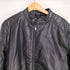 ザラ ZARA レザー シングル ライダース ジャケット メンズ import:M