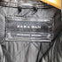 ザラ ZARA レザー シングル ライダース ジャケット メンズ import:M