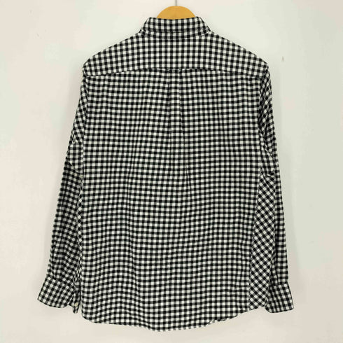 フレッドペリー FRED PERRY Gingham Check L/S Cotton Flannel Shirt  ロゴ刺繍 ギンガムチェック 長袖 コットン フランネルシャツ メンズ import:L