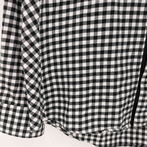 フレッドペリー FRED PERRY Gingham Check L/S Cotton Flannel Shirt  ロゴ刺繍 ギンガムチェック 長袖 コットン フランネルシャツ メンズ import:L