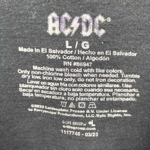 ロックバンド グラフィック プリント S/S クルーネック Tシャツ メンズ import:L