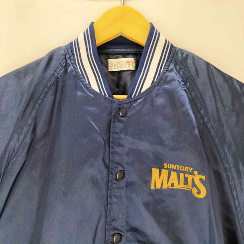 サントリー SUNTORY ORIGINAL DESIGN 企業ロゴ ナイロン スタジャン ジャケット メンズ