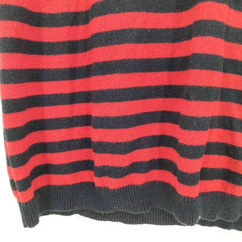 N NUMBER 05ss archive ナイトクローラー期 宮下期 カシミヤ混 コットン ボーダー ニットベスト メンズ 3