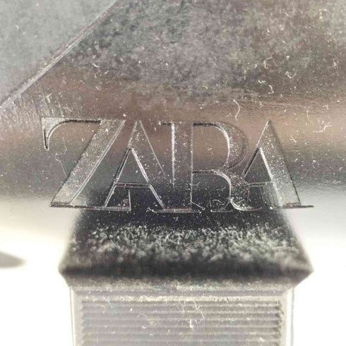 ザラ ZARA ポインテッド トゥ レザー ロングブーツ レディース JPN:24