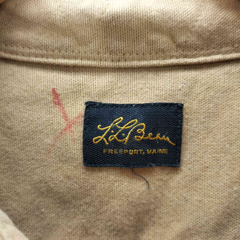 エルエルビーン L.L.Bean 筆記体黒タグ 復刻 コットン ダブルポケット ヘビーウェイト L/S シャツ メンズ
