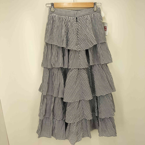 レイビームス Ray BEAMS シアーギンガムティアードスカート レディース JPN:0