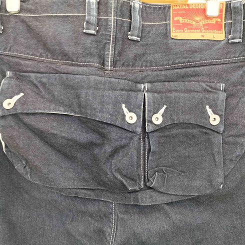 ネイタルデザイン NATAL DESIGN G55 Sarouel Flap Denim Pants G55サルエルフラップデニムパンツ メンズ 34