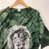 ギルダン GILDAN 00S 二枚タグ タイダイ 抜染 ライオン KING OF THE JUNGLE プリント S/S Tシャツ ビックサイズ メンズ  XL