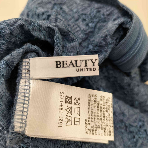 ビューティーアンドユースユナイテッドアローズ BEAUTY & YOUTH UNITED ARROWS レース パフスリーブ ブラウス レディース