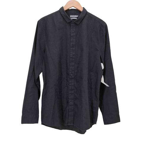 カルバンクラインジーンズ Calvin Klein Jeans リネン混 デザイン長袖シャツ メンズ JPN:L