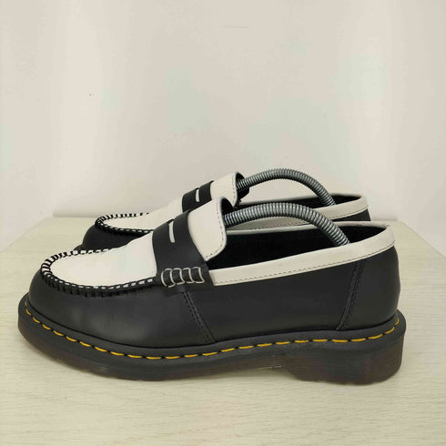 ドクターマーチン Dr.Martens PENTON BLACK+WHITE ツートーン ローファー メンズ UK:8