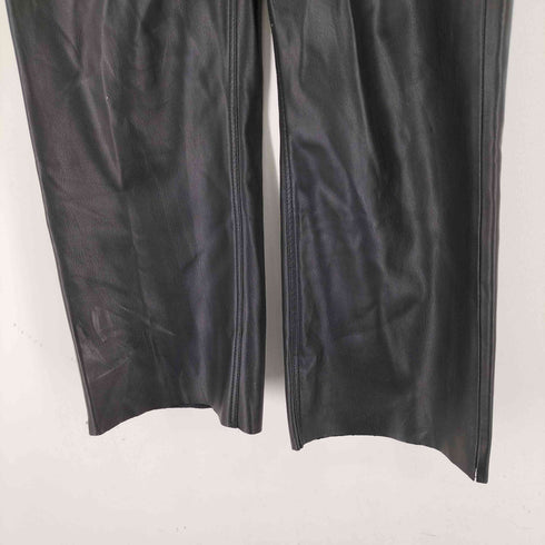 ザラ ZARA フェイクレザーパンツ レディース 34