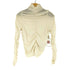 ザラ ZARA L/S ギャザーデザイントップス レディース import:XS