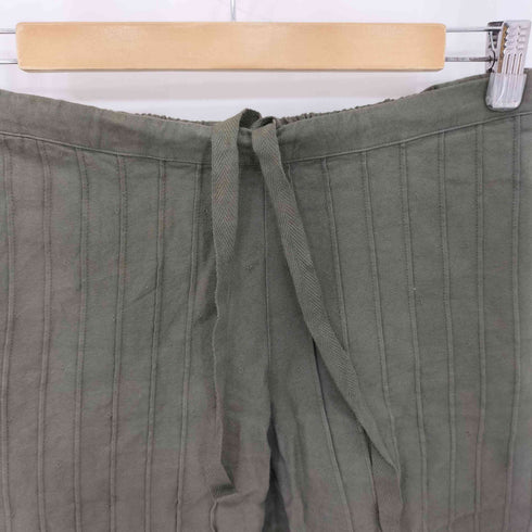 タオコムデギャルソン tao COMME des GARCONS プリーツデザイン クロップドパンツ レディース