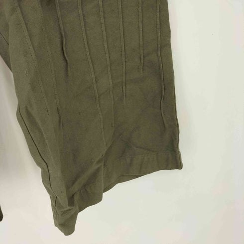 タオコムデギャルソン tao COMME des GARCONS プリーツデザイン クロップドパンツ レディース