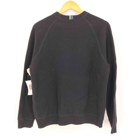 ピーエスポールスミス PS Paul Smith リブ配色切替 前Vガゼット ラグランスリーブ ウール クルーネックニット メンズ import:M