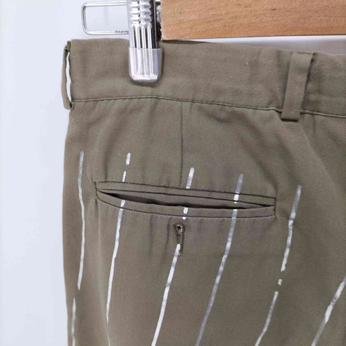 MYAR Khaki Itp9E Striped Trousers メンズ JPN:S