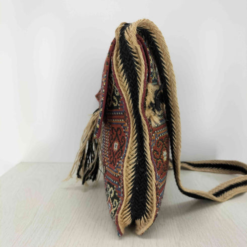 ゴブラン織り フリンジショルダーバッグ メンズ