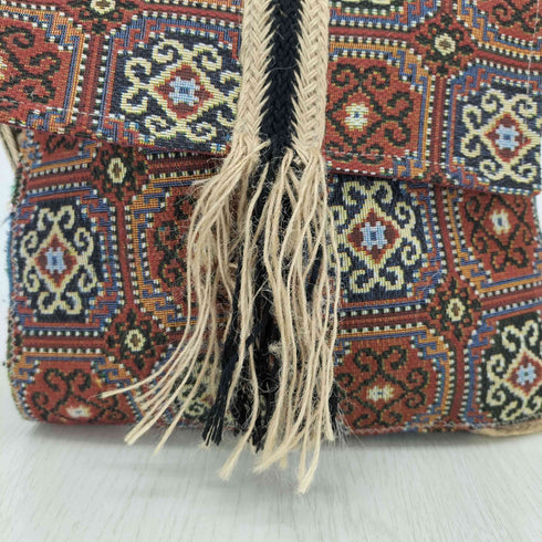 ゴブラン織り フリンジショルダーバッグ メンズ