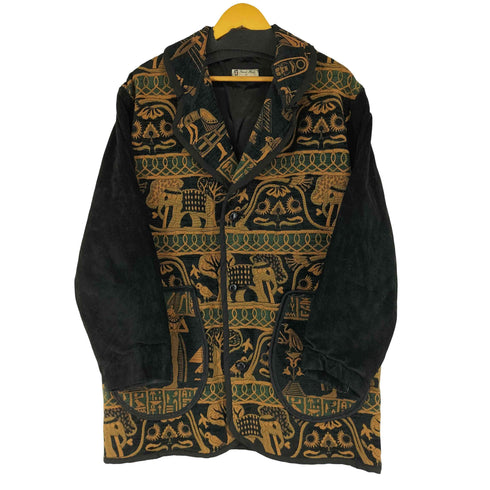70-80S ハンドメイド デザインチェスターコート メンズ
