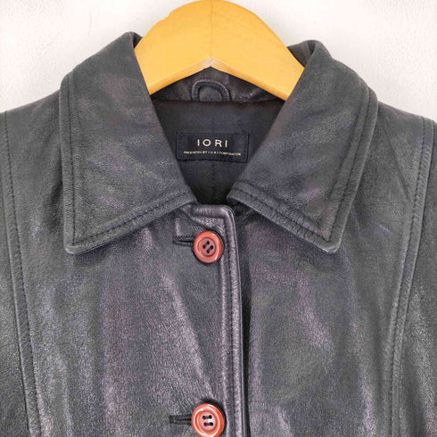 IORI デザインレザージャケット レディース