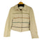 CARMELA MADE IN SPAIN パイピングデザインレザージャケット レディース