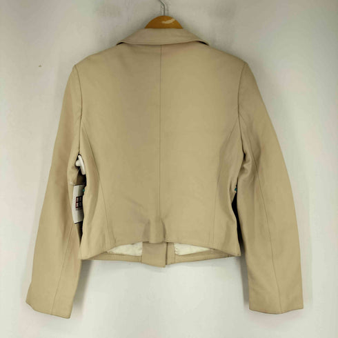 CARMELA MADE IN SPAIN パイピングデザインレザージャケット レディース