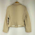 CARMELA MADE IN SPAIN パイピングデザインレザージャケット レディース