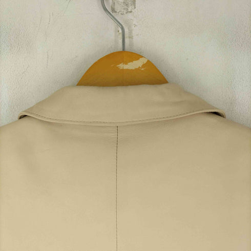 CARMELA MADE IN SPAIN パイピングデザインレザージャケット レディース